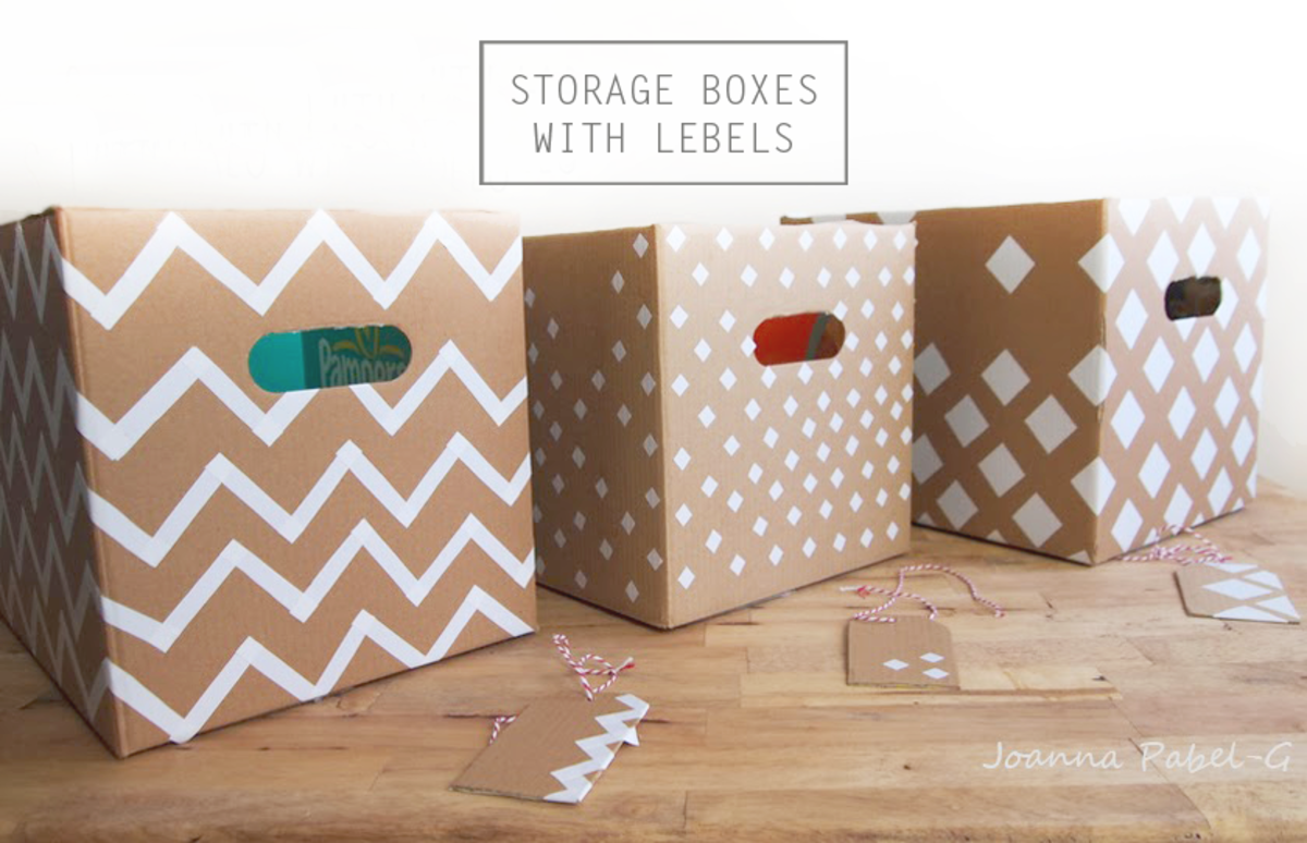 Create storage boxes for your craft space