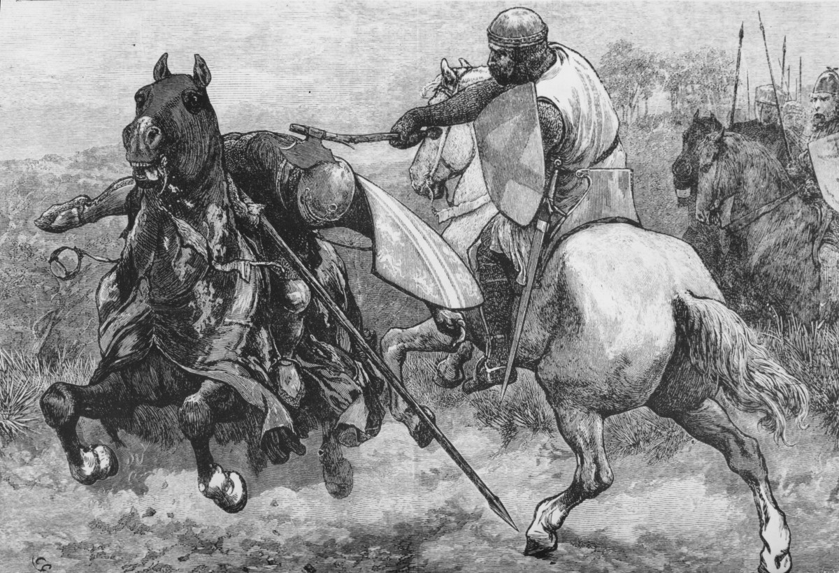 Henry de Bohun challenged Bruce to a duel- which he lost.
