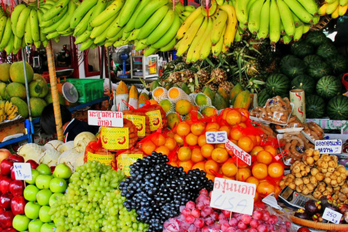 Паттайя фрукт. Фруктовый рынок в Салехарде. Фруктовый рынок в Паттайе на карте.