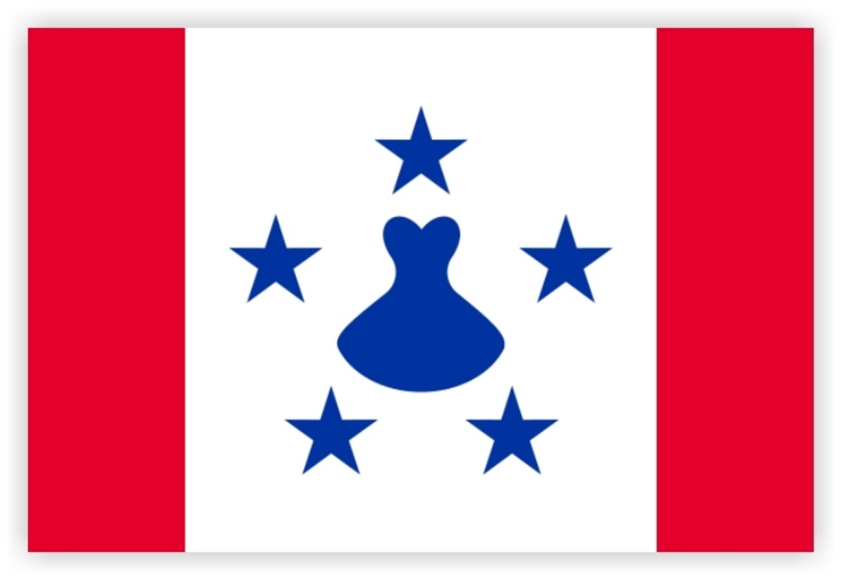 Flag of Tabuaian, an indigenous group in French Polynesia