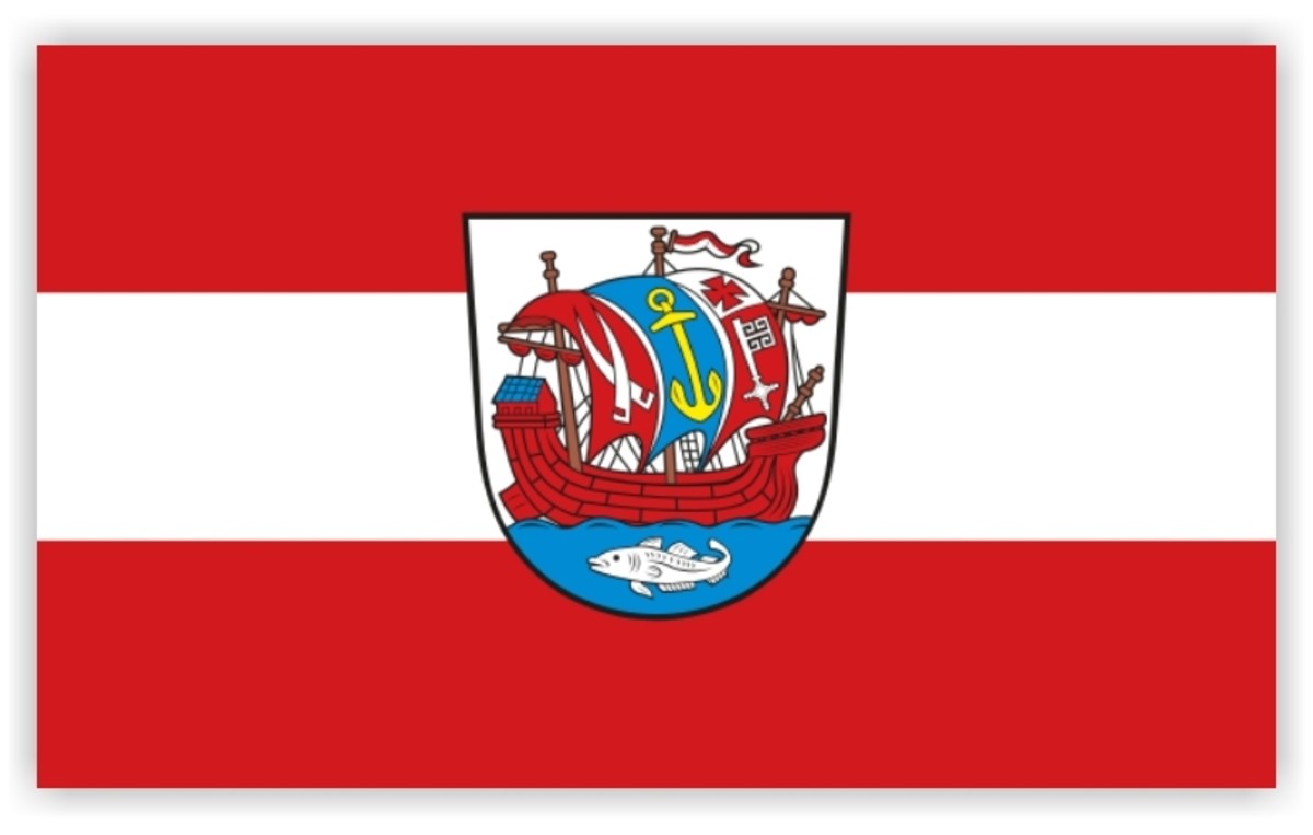 Flag of Bremerhaven, a German city