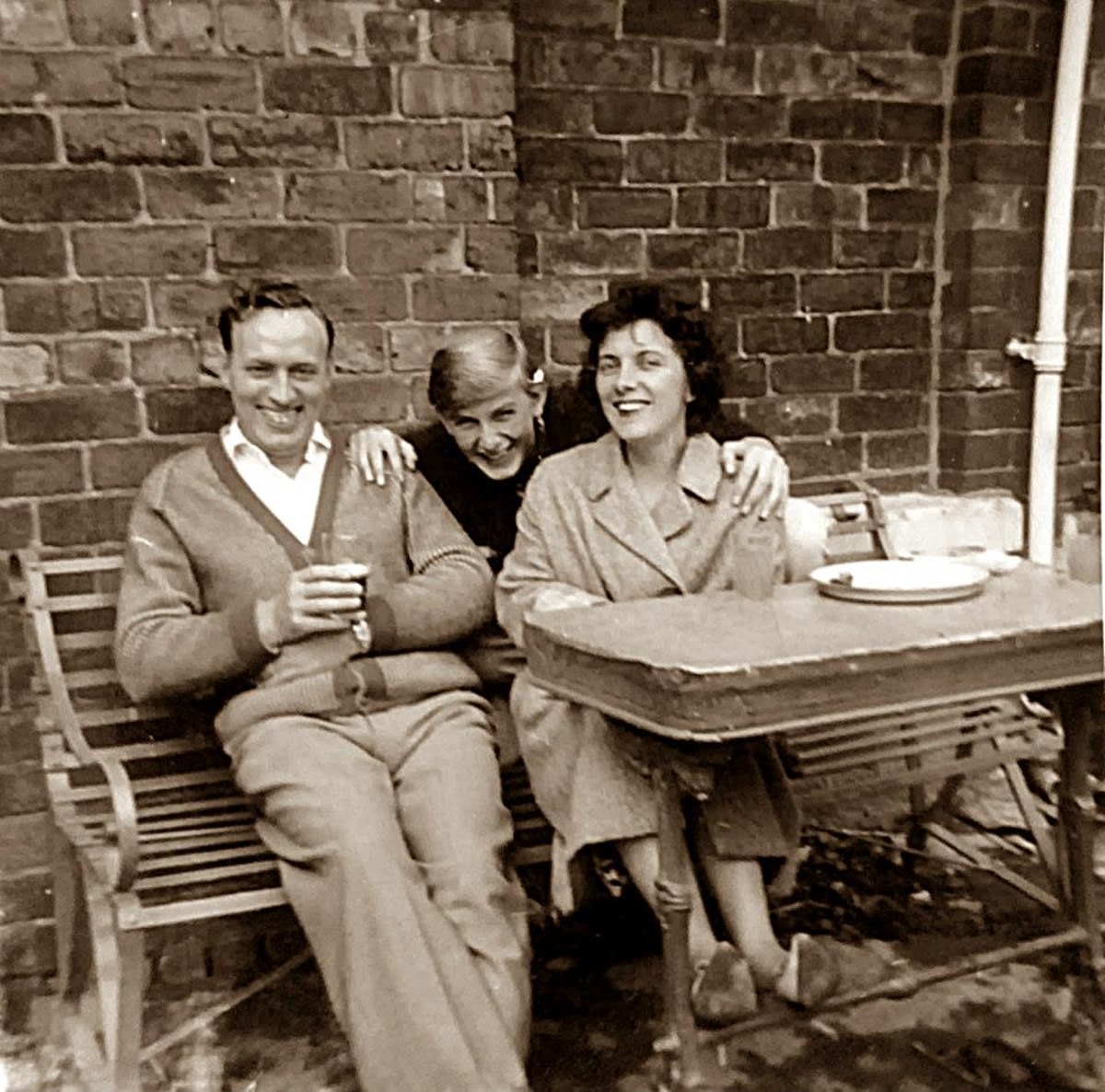 Dad in the 1960s (pictured with mum and my big brother Eric) was an absolute whizz at anything practical and made lots of furniture for our house in his younger days.