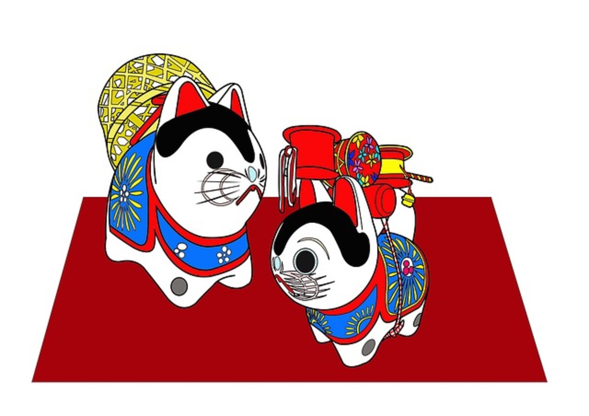 Inu Hariko Dog Illustration