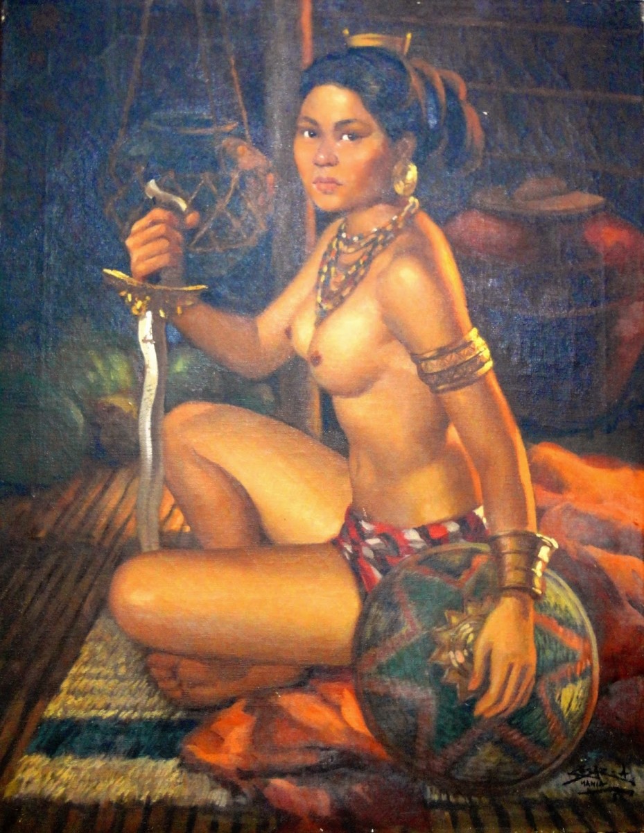 Painting of Urduja, by Cesar Amorsolo. From: https://mekeniman.blogspot.com/2014/11/54-cesar-amorsolos-warrior-princess.html