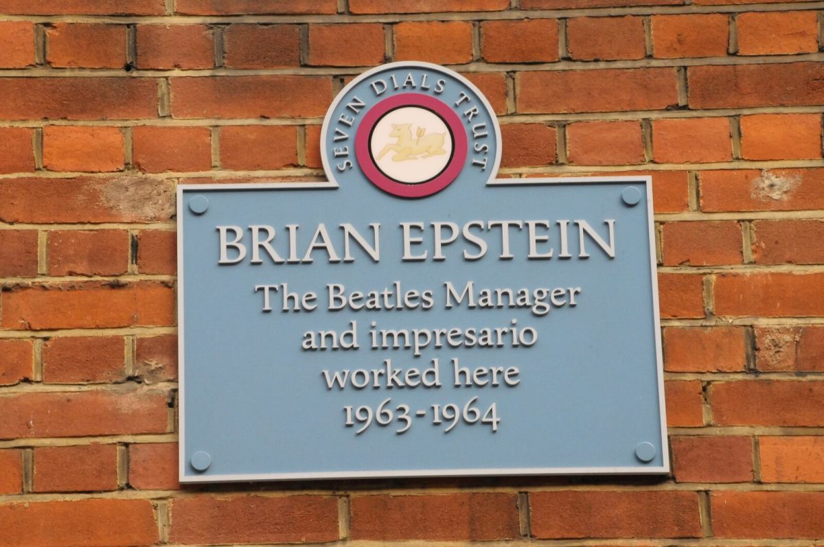 Plaque for Brian Epstein