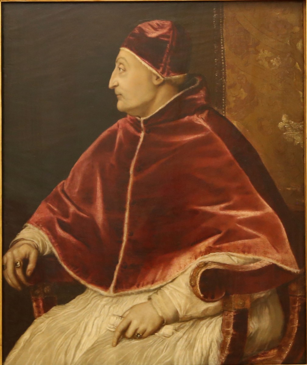 A portrait of Pope Sixtus IV by Titian.