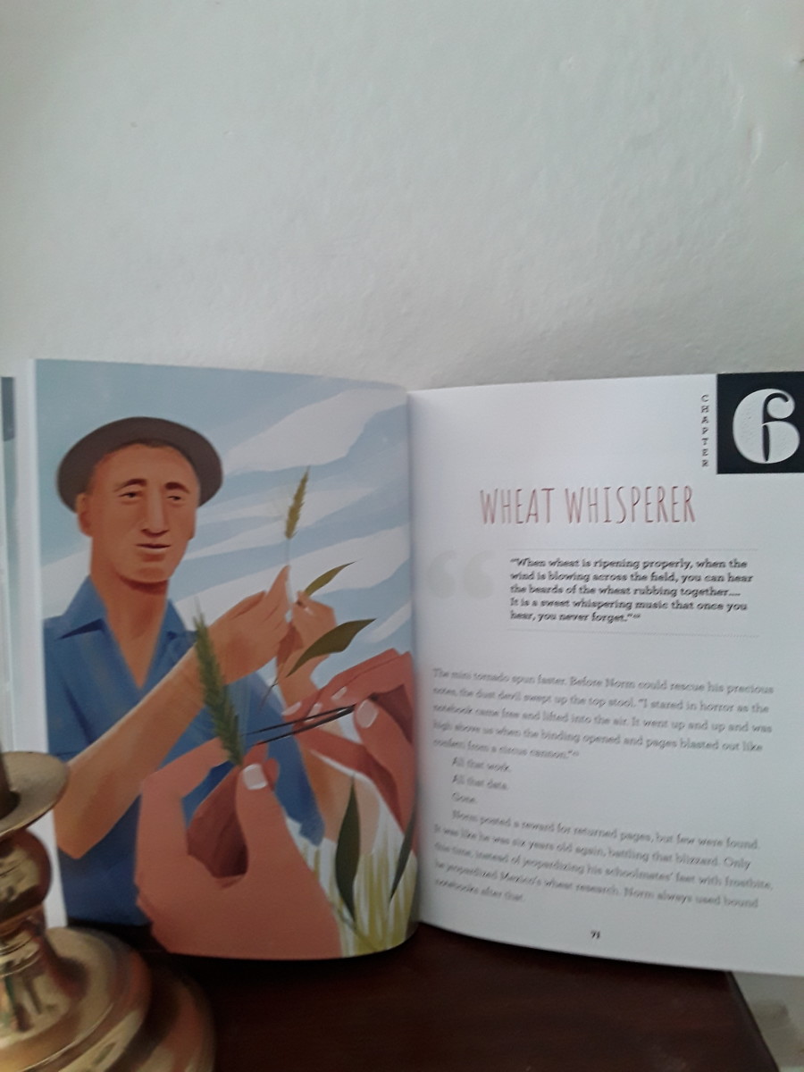 Borlaug's work with wheat was a huge contribution to helping with world hunger