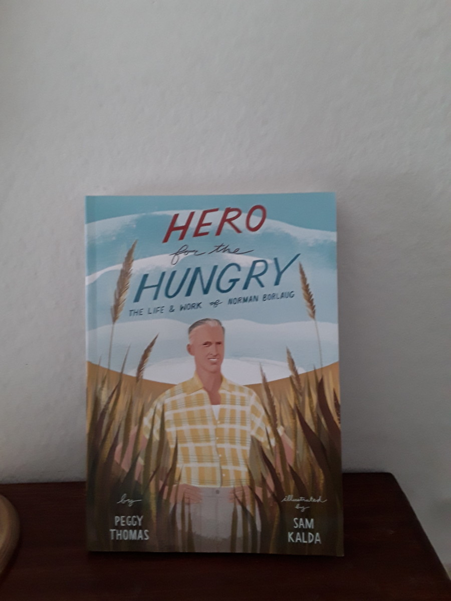 Engaging autobiography for ages 10-15 with life story of Norman Borlaug and interesting science facts for the field of agriculture