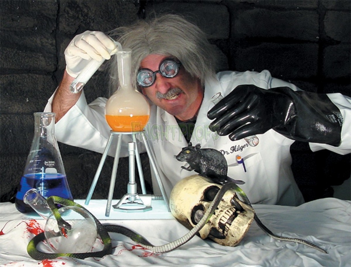 Mad Scientist in his Laboratory