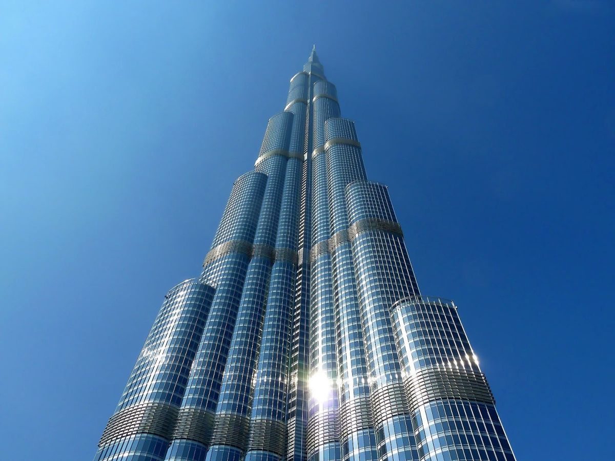 The Burj Khalifa in Dubai, currently the world's tallest tower