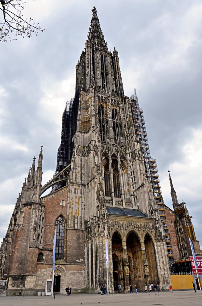 Ulm Minster, Germany, for many years the tallest cathedral and answering spiritual needs