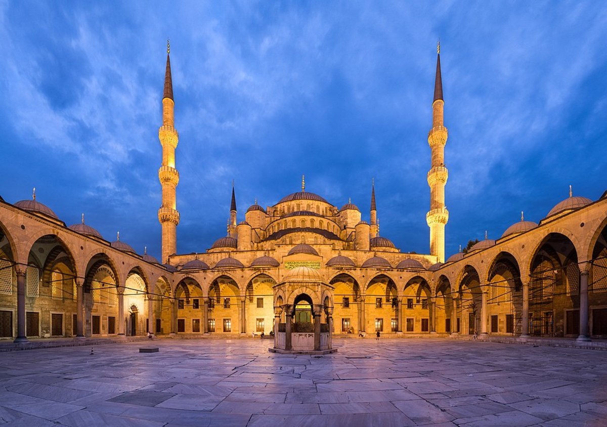 The Blue Mosque is an Ottoman-era imperial mosque located in current day Istanbul, Turkey. 