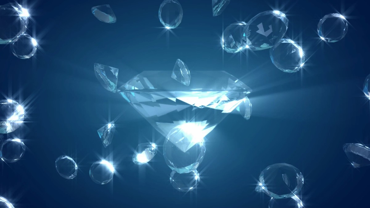 A shiny diamond