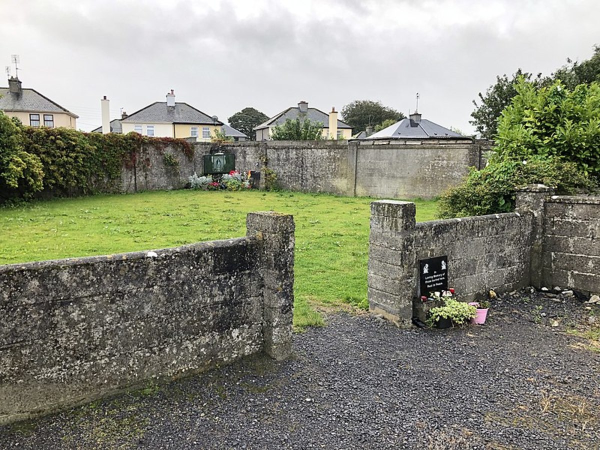Site of the mass grave at the Tuam home.