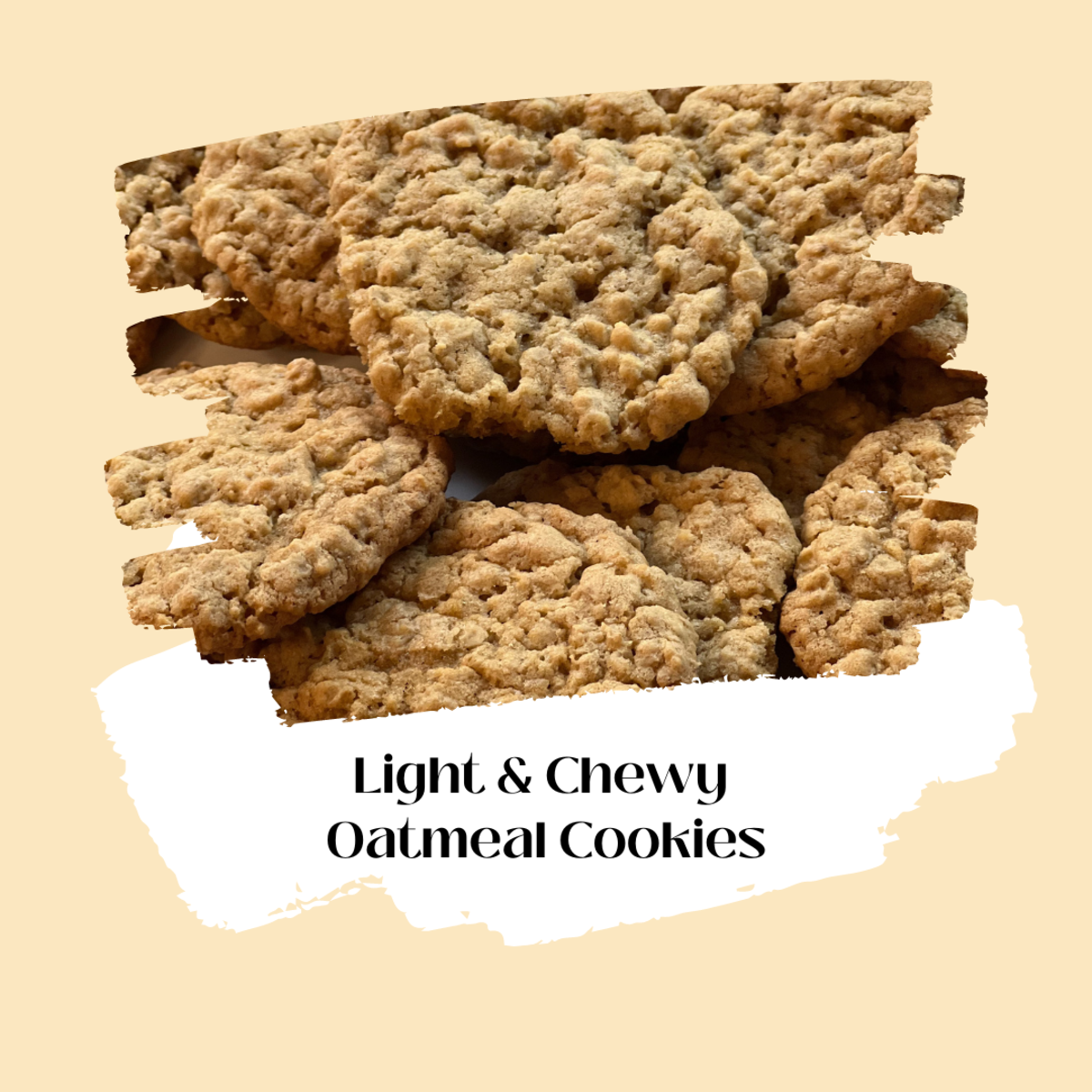 Perfectly Light and Chewy Oatmeal Cookies
