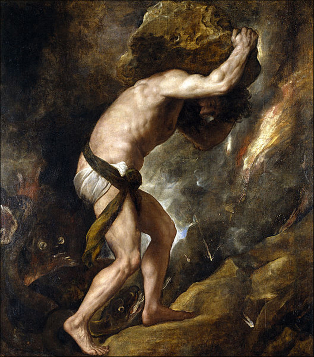 The Myth of Sisyphus from Ancient Greece