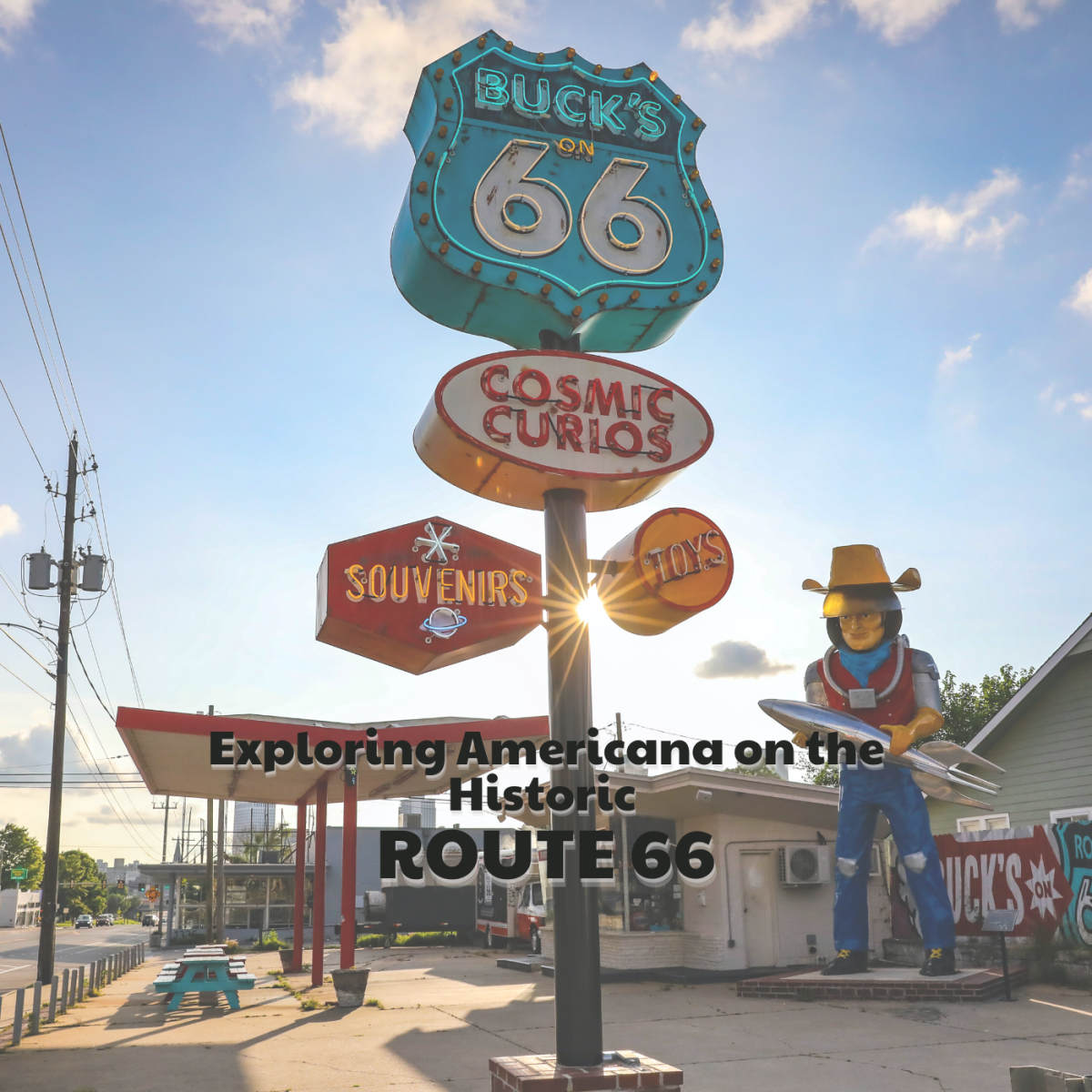 All along the historic Route 66 are sights that reveal an America of days gone by. 