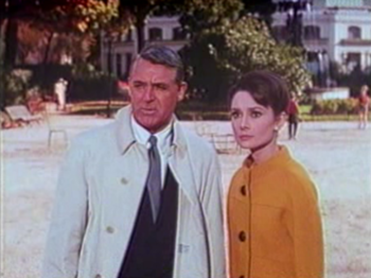 Cary Grant and Audrey Hepburn star in the 1963 comedy thriller, "Charade."