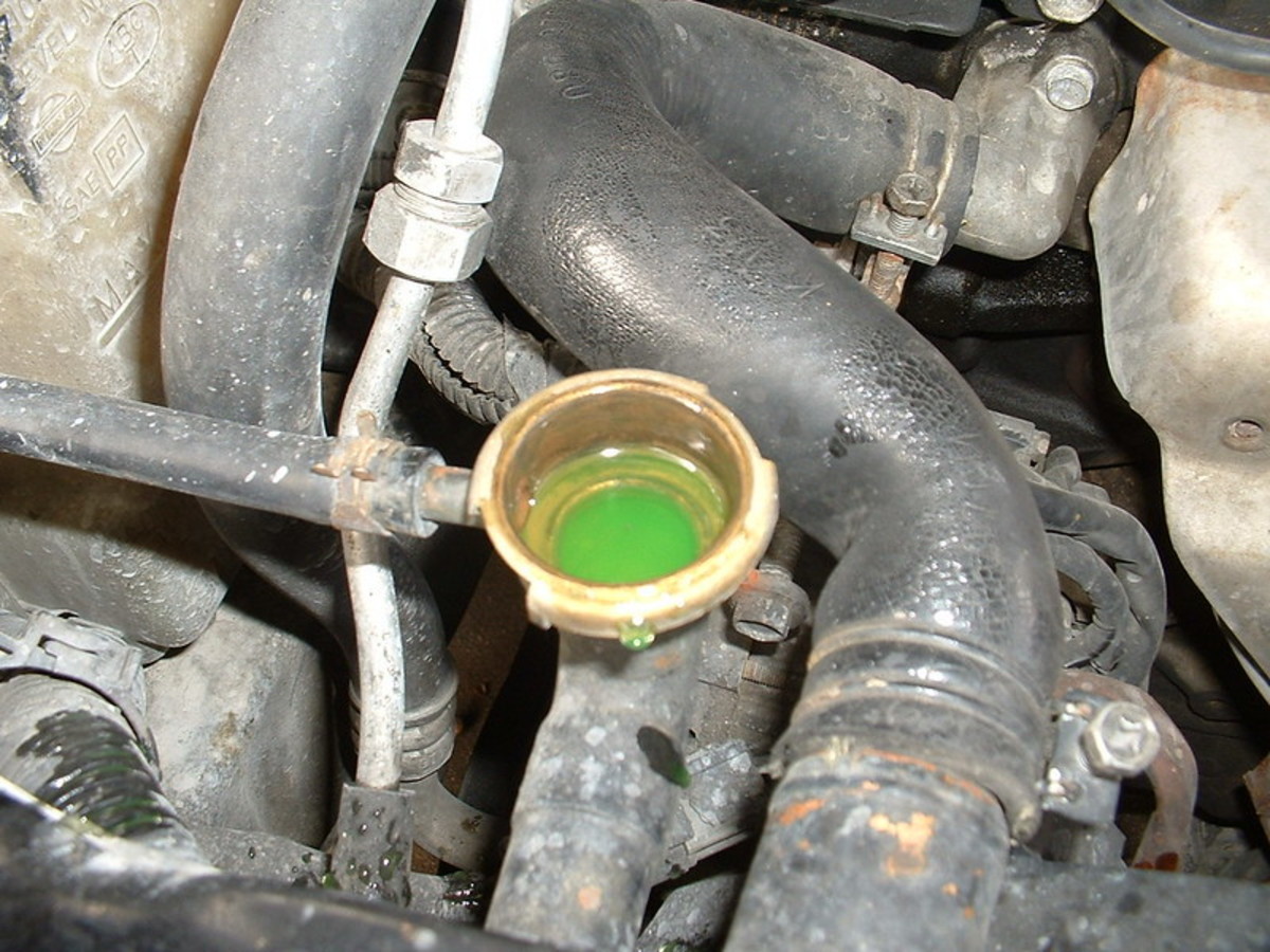 Check coolant level in the overflow tank.