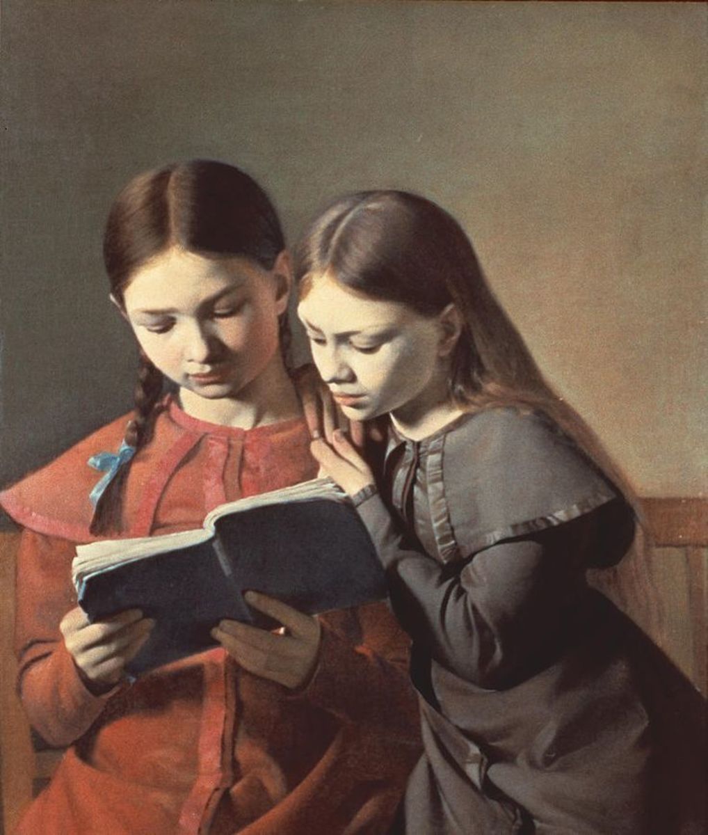 Carl Hansen (1804-1880) Reading a book then getting an email, Fate or just coincidence?