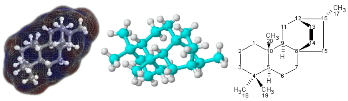 3D and 2D representations of a particular molecule