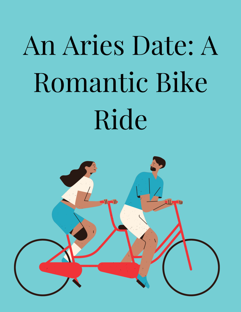 Enjoy nature. Go on a bike ride with your romantic interest. Get your heart pumping and your lungs working. Cardio is good for an Aries date. Nature is also a plus.