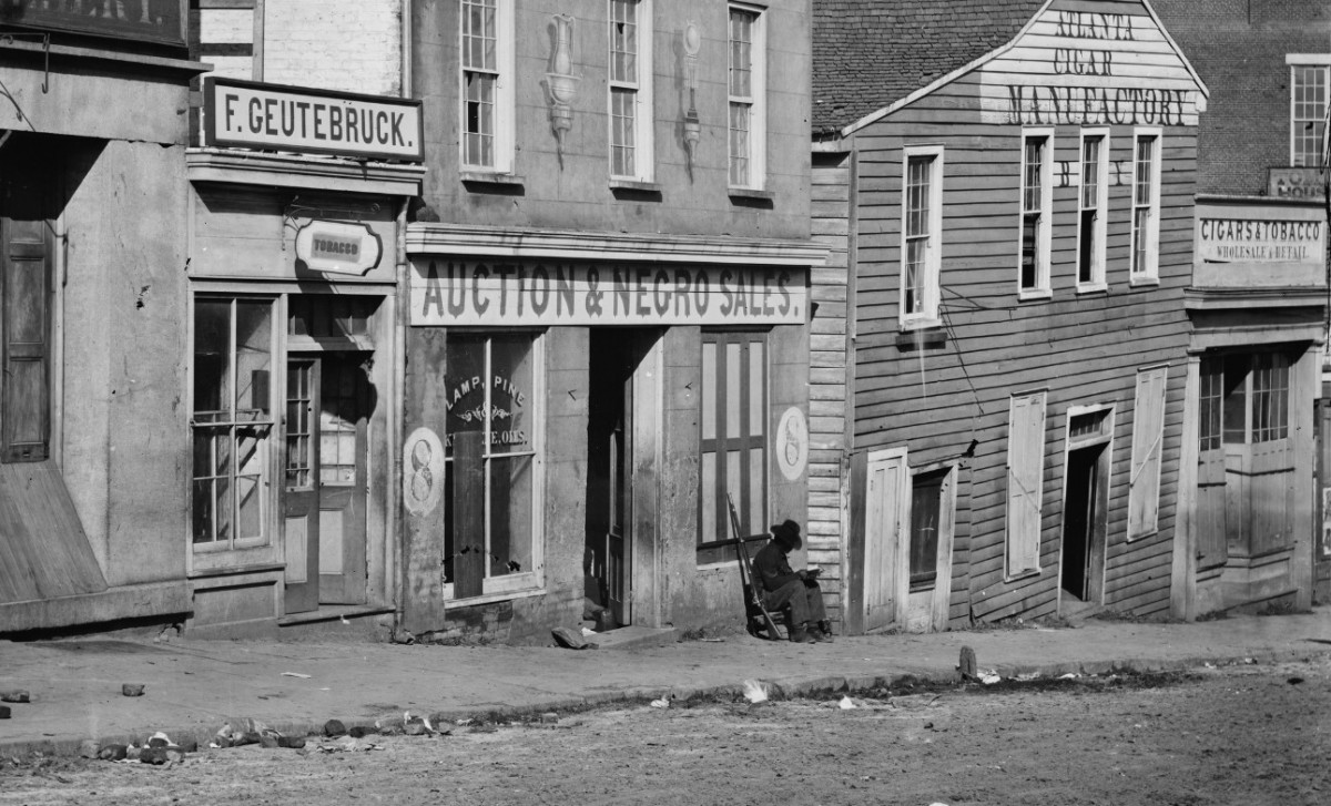 Slave Auction Business in Atlanta, 1864
