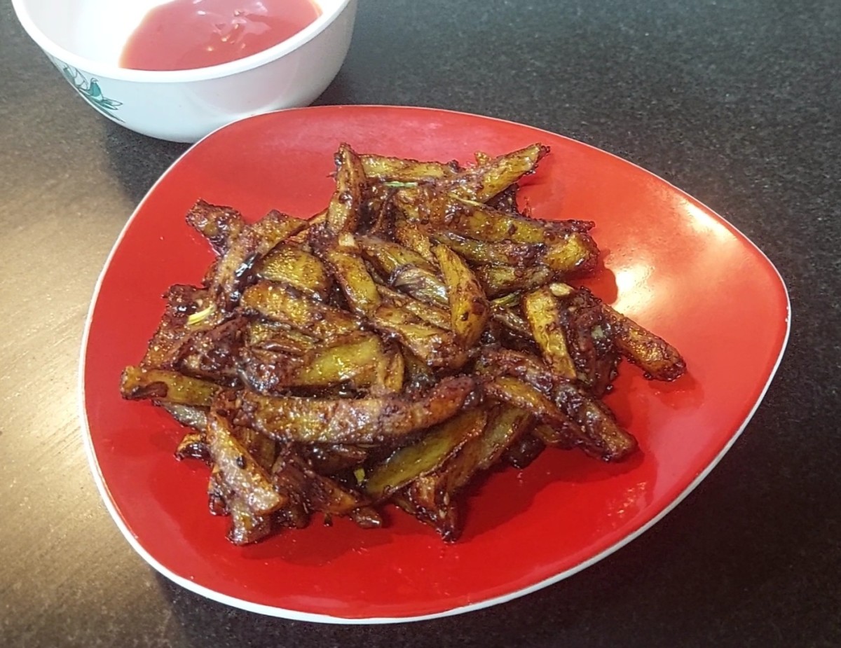 Honey Chili Potato - An Easy and Tasty Snack Recipe