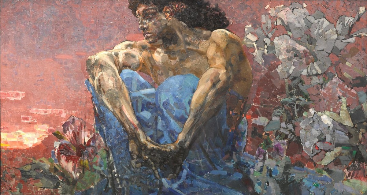 坐着的恶魔(1890)——米哈伊尔·弗鲁贝尔(俄罗斯)
