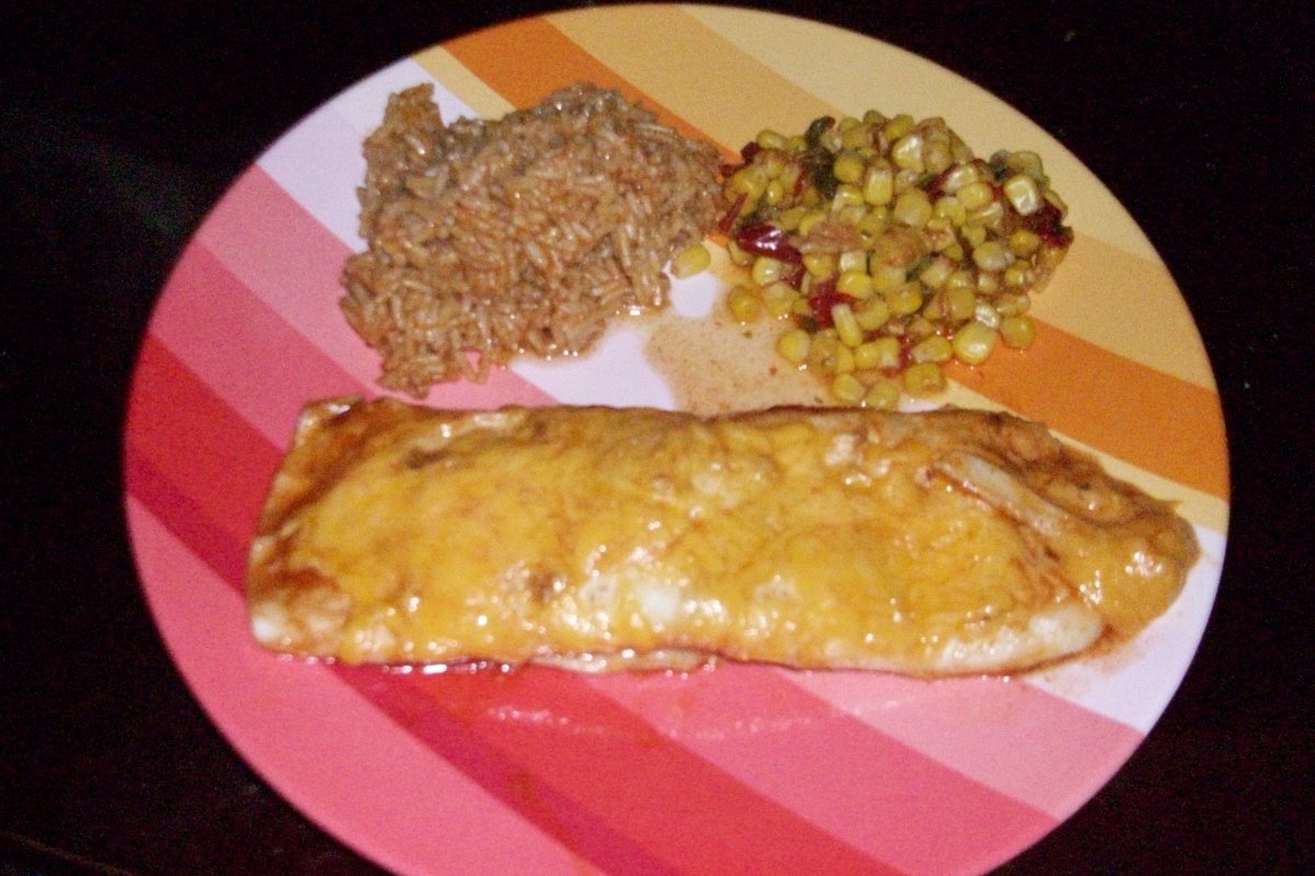 My Chicken Enchilada's - A Quick Meal