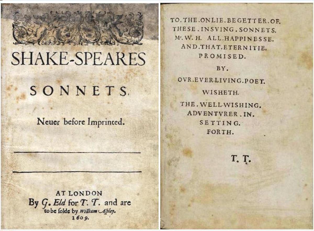 Title page to first edition - 1609 
