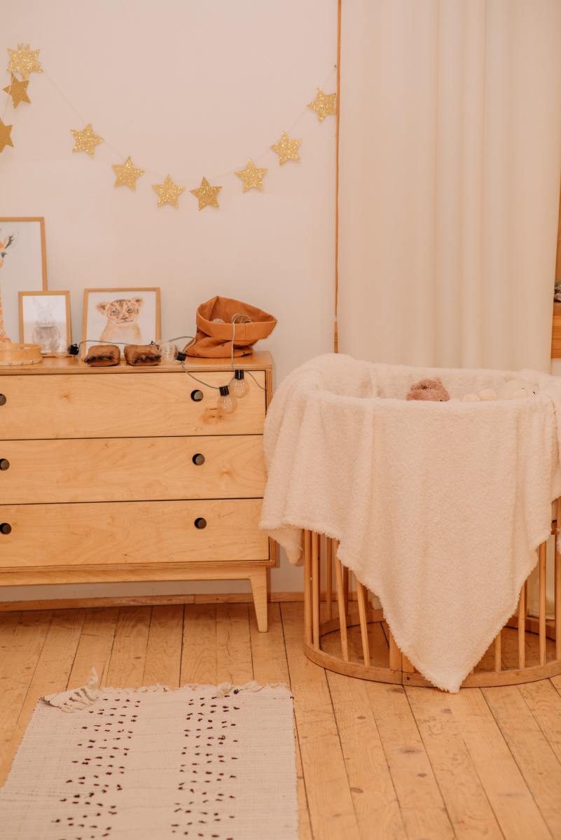 You need a place where you can store your baby's clothes, diapers, and pacifiers. A dresser can make life easier if you don't have a lot of built-in storage space.