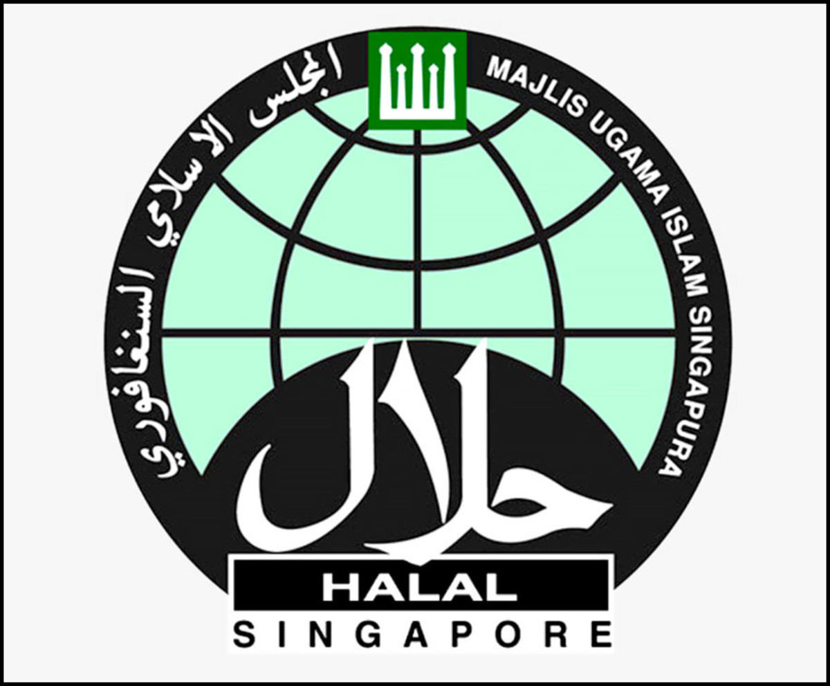 Singapore’ Halal sign.