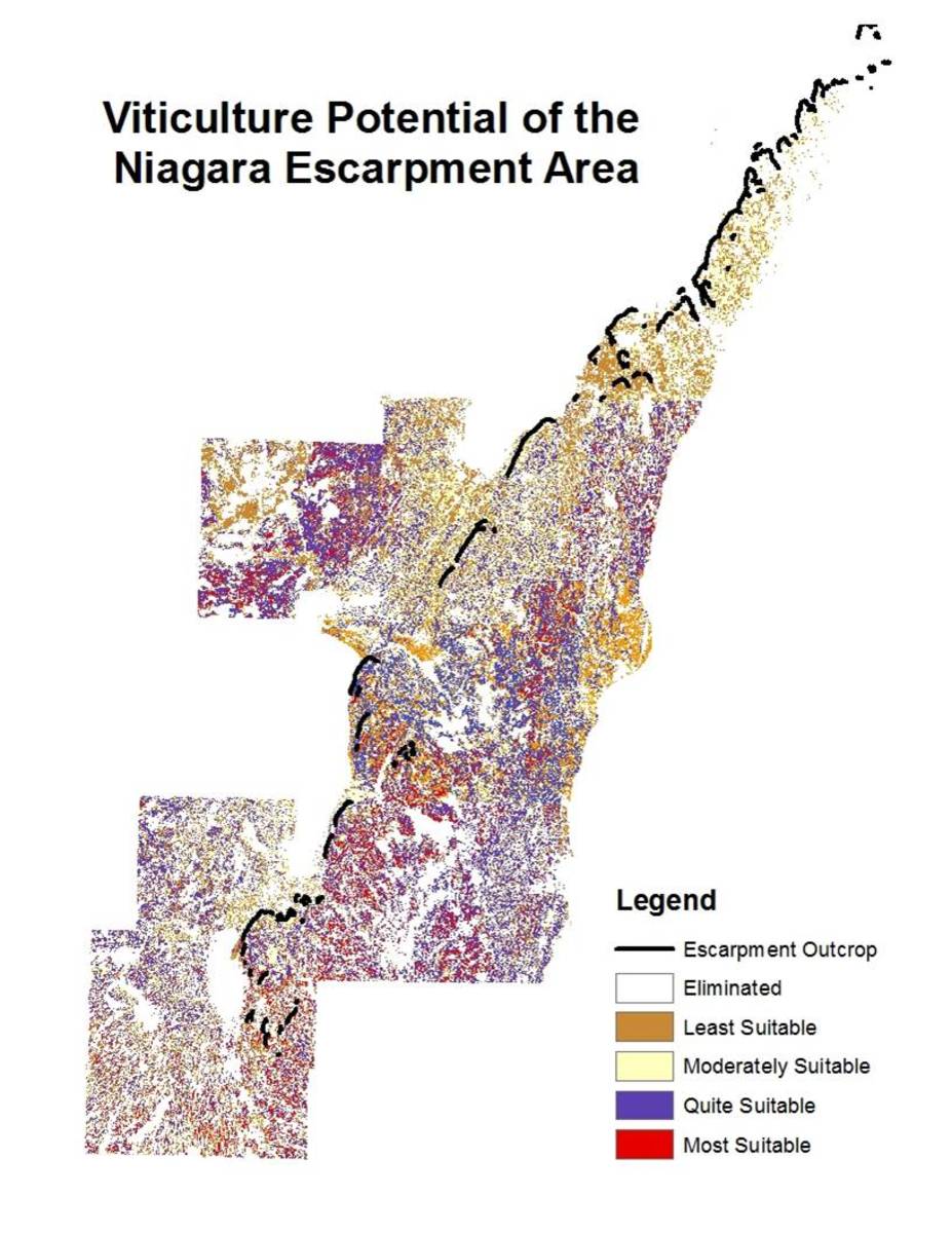 Analysis of Viticultural Potential Along the Niagara Escarpment in Wisconsin