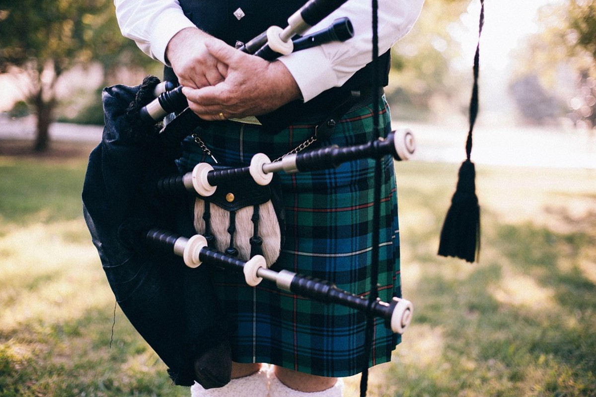 It has been said that the definition of a gentleman is someone who knows how to play the bagpipes but chooses not to.