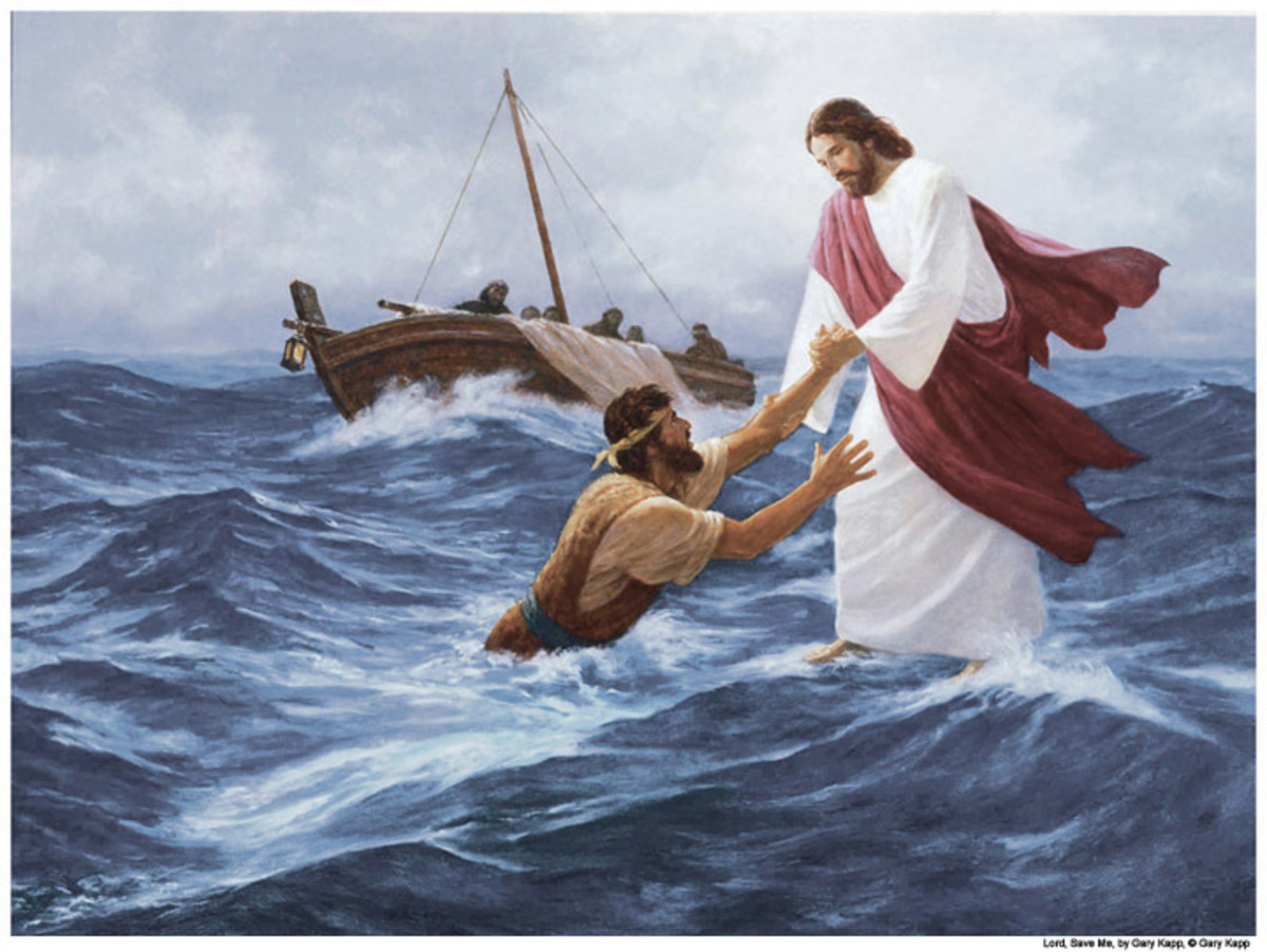 Икона хождение Иисуса Христа по водам
