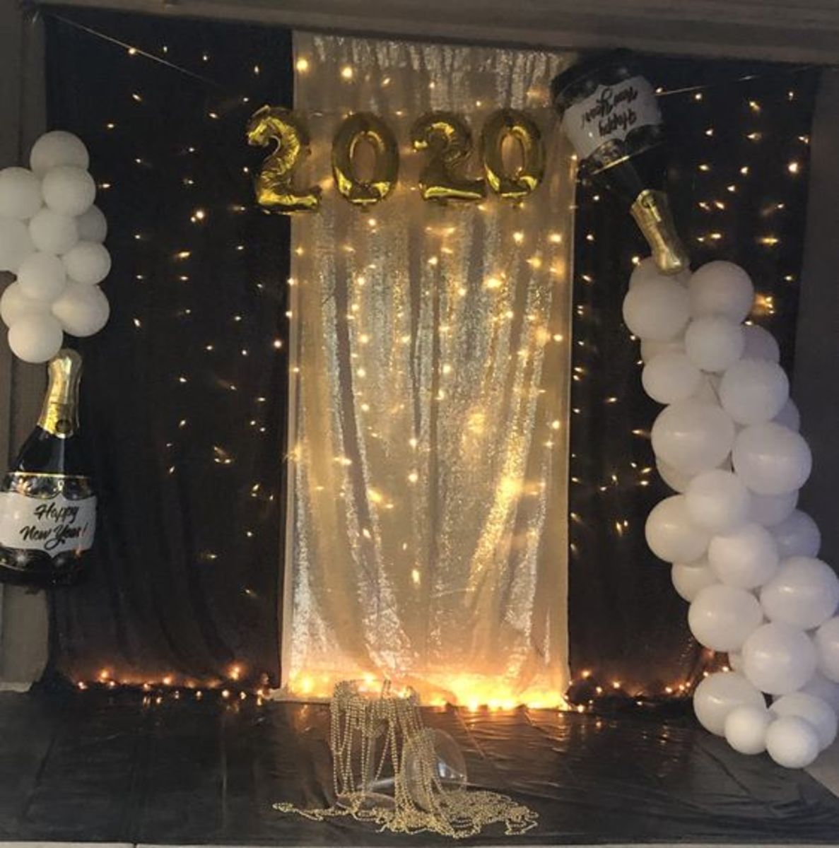 New Year Decoration Ideas, Arch Party Decor, Backdrop