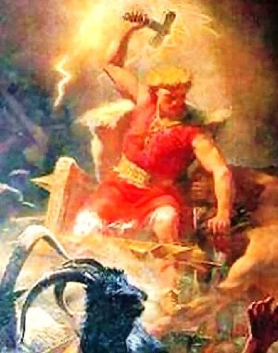 Thor. The Norse God of Thunder.