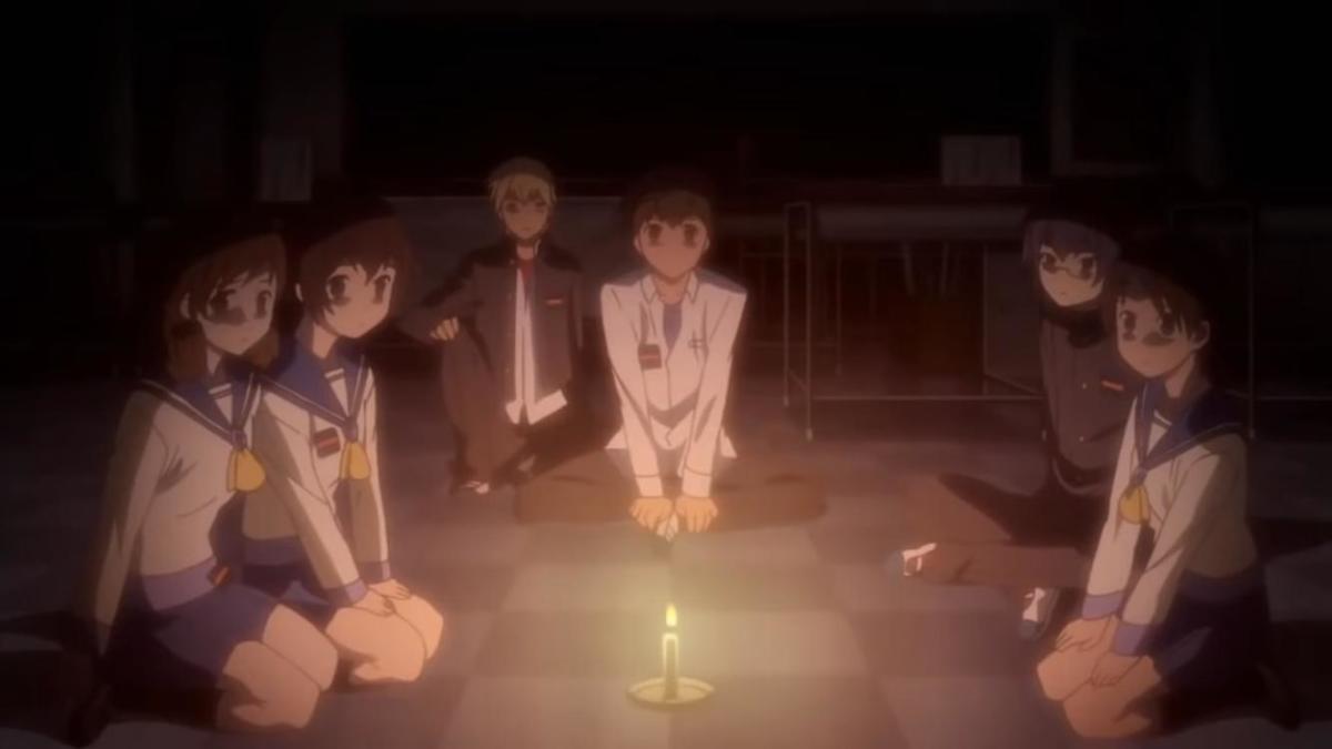 Students share horror stories before the fun begins in "Corpse Party: Tortured Souls."