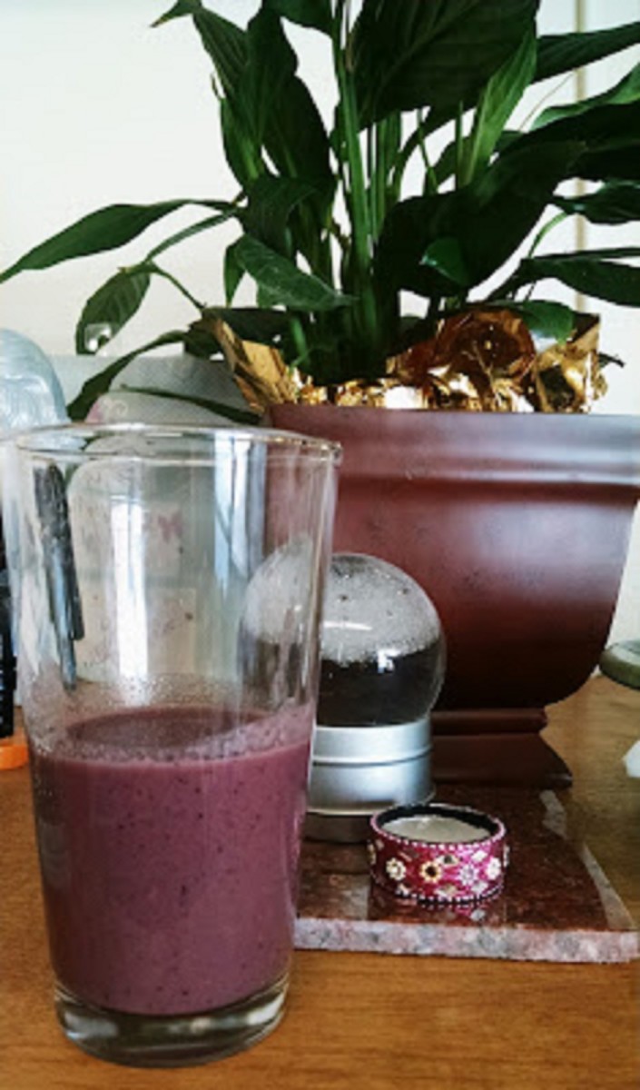 This smoothie was not only delicious, but beautiful, too!