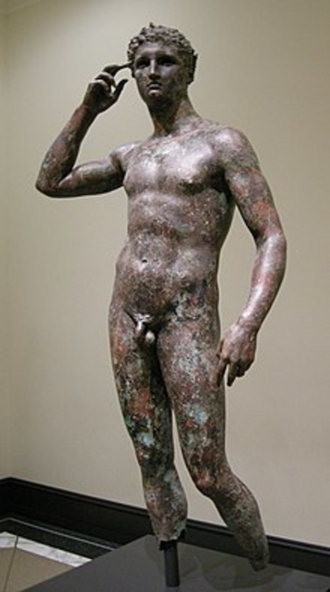Bronze sculpture of justice