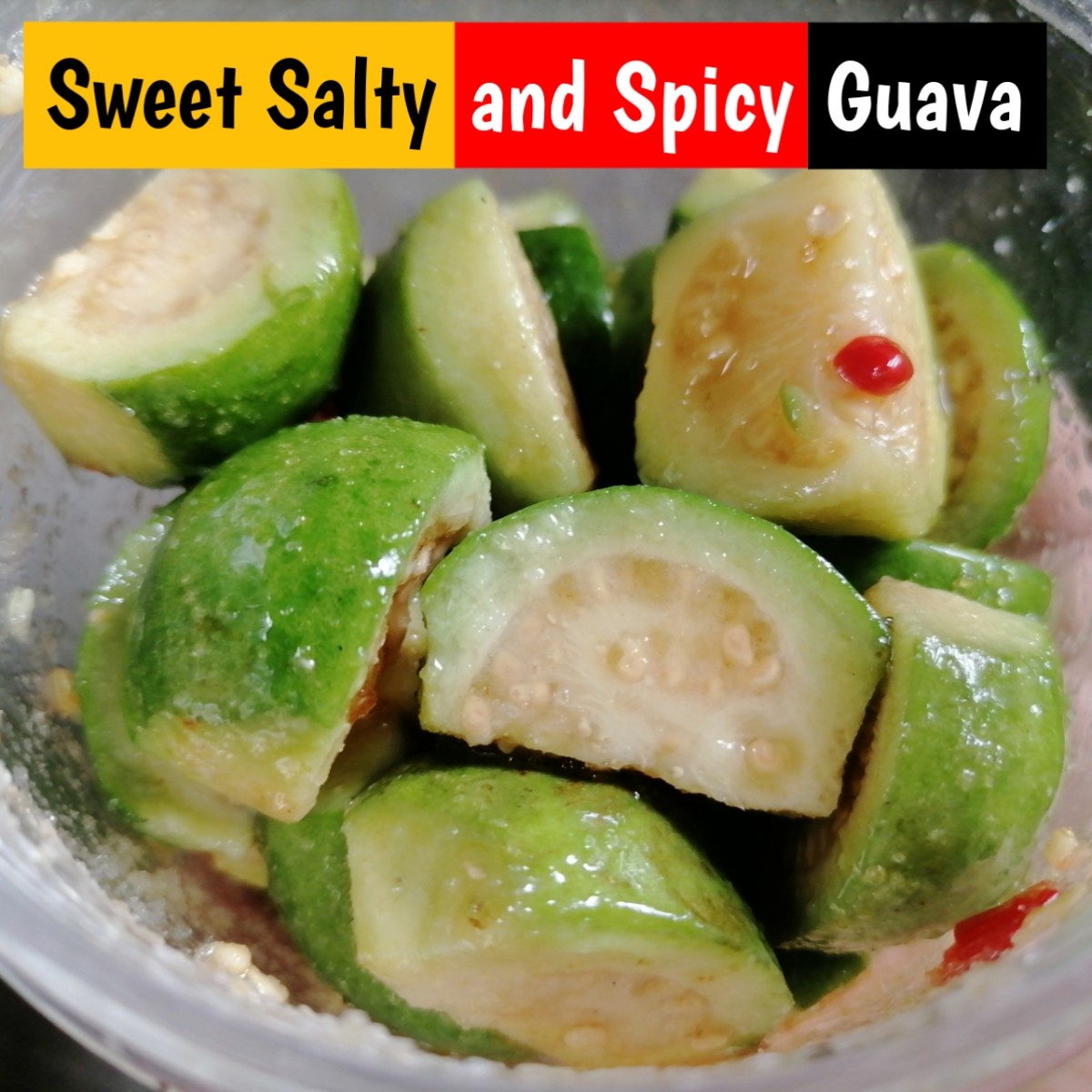 Sweet, Salty, and Spicy Guava (Bayabas)