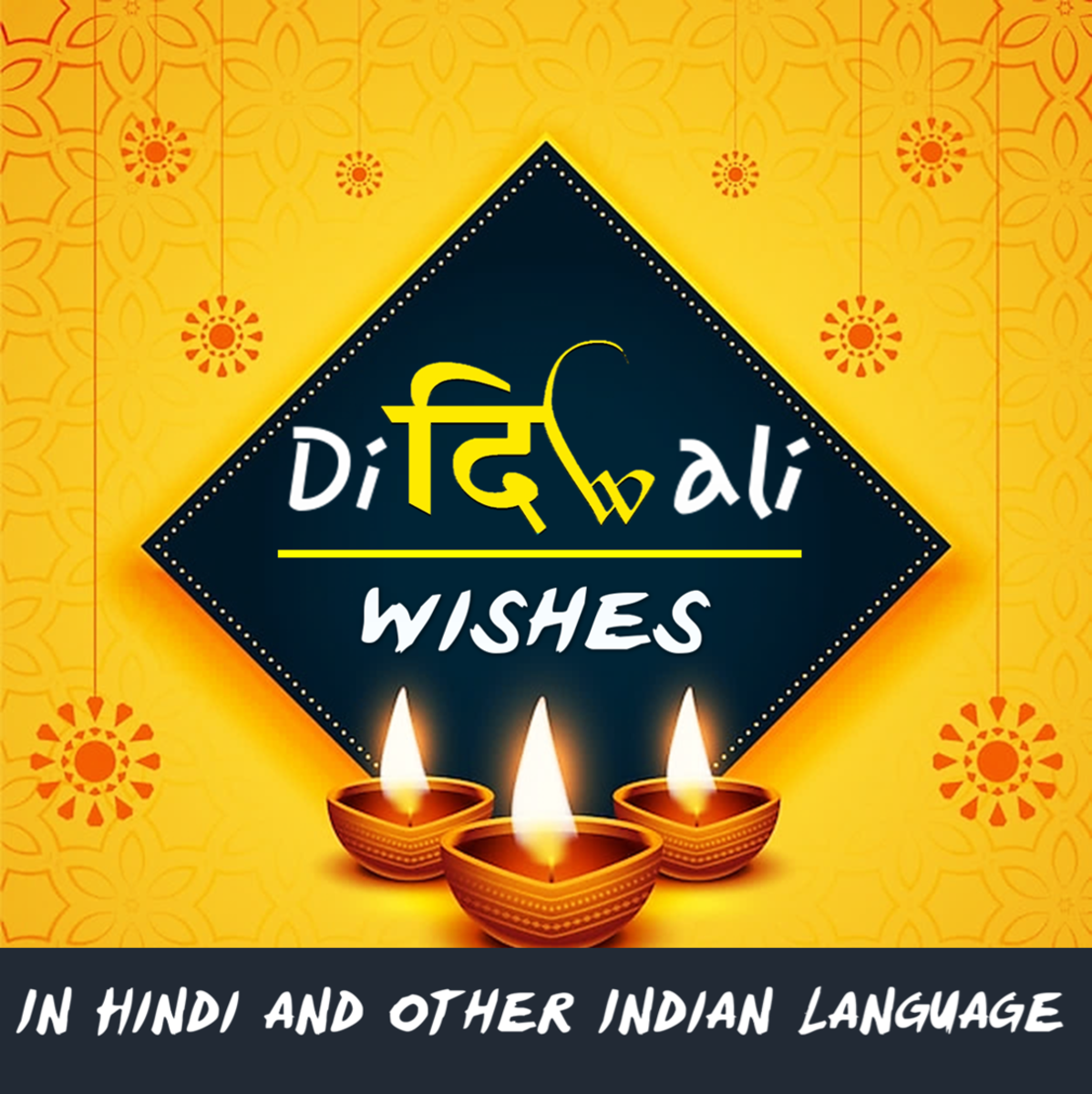 Diwali Wishes in Hindi and Other Indian Languages