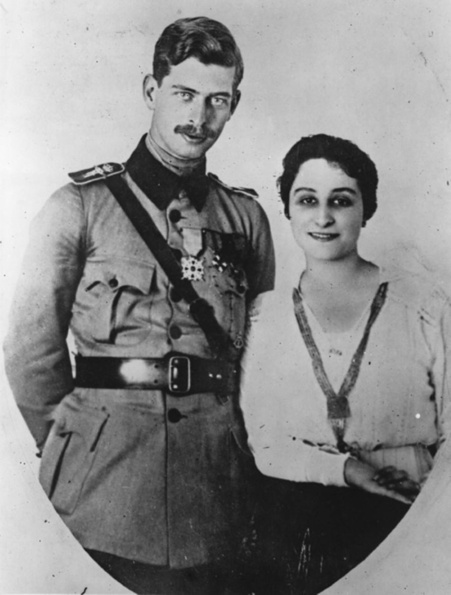Zizi and her husband Prince Carol of Romania. He went on to be king but Zizi was denied the role of Romania's queen.