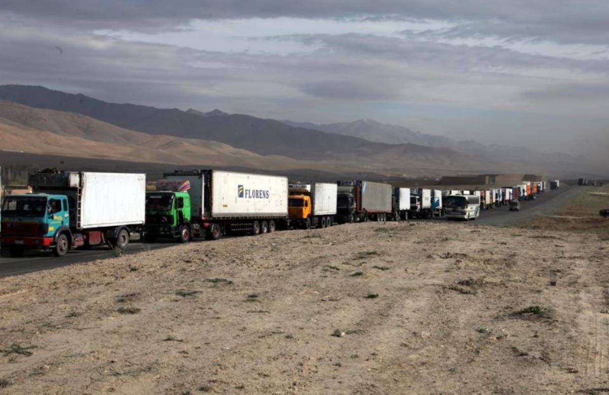 Traffic on the Kabul to Kandahar section of the Ring Road