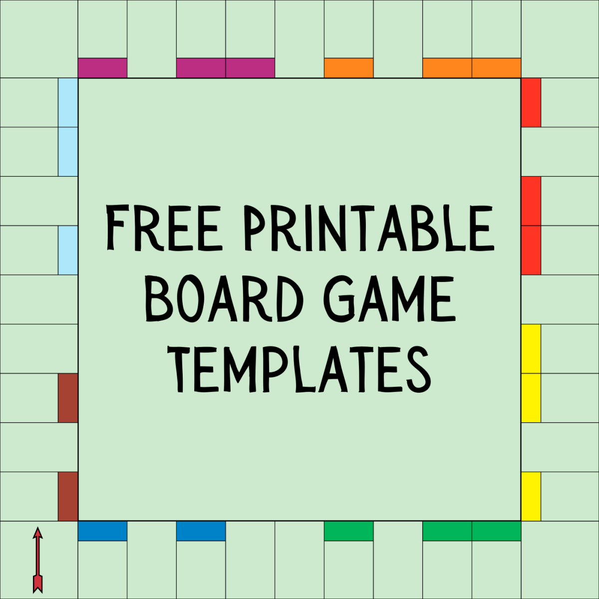 You can print your own blank Monopoly board and create a customized board game for your family! Find lots of printable boards here.