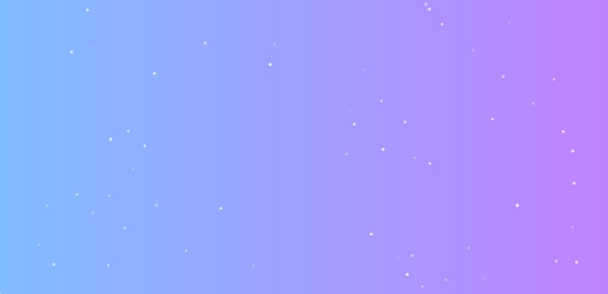 An example of a particle background with a blue and purple gradient.