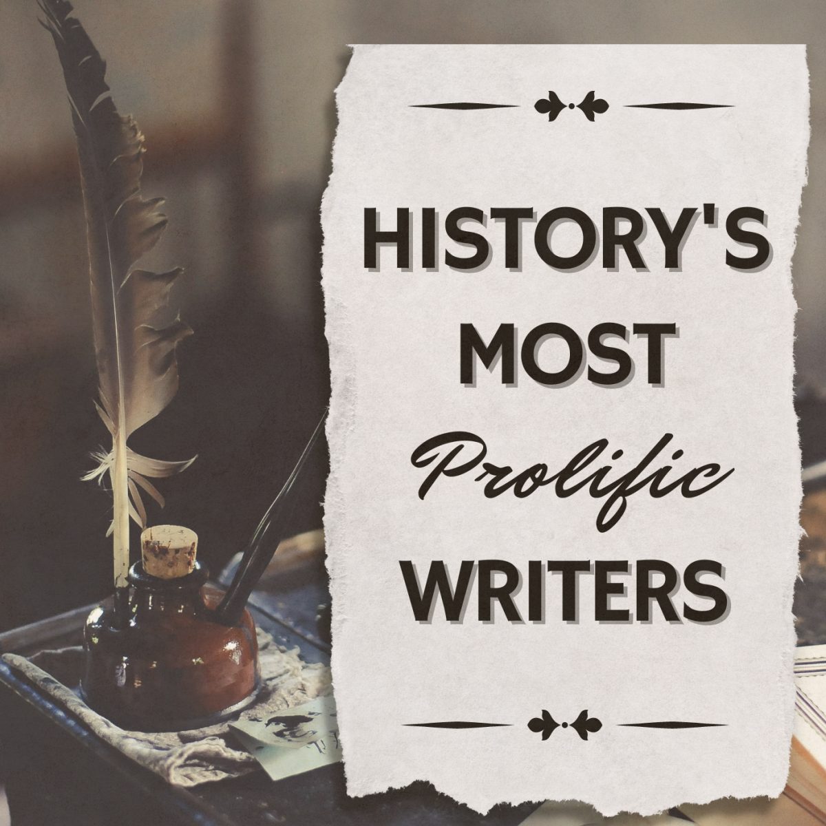 The Top 21 Most Prolific Writers of All Time