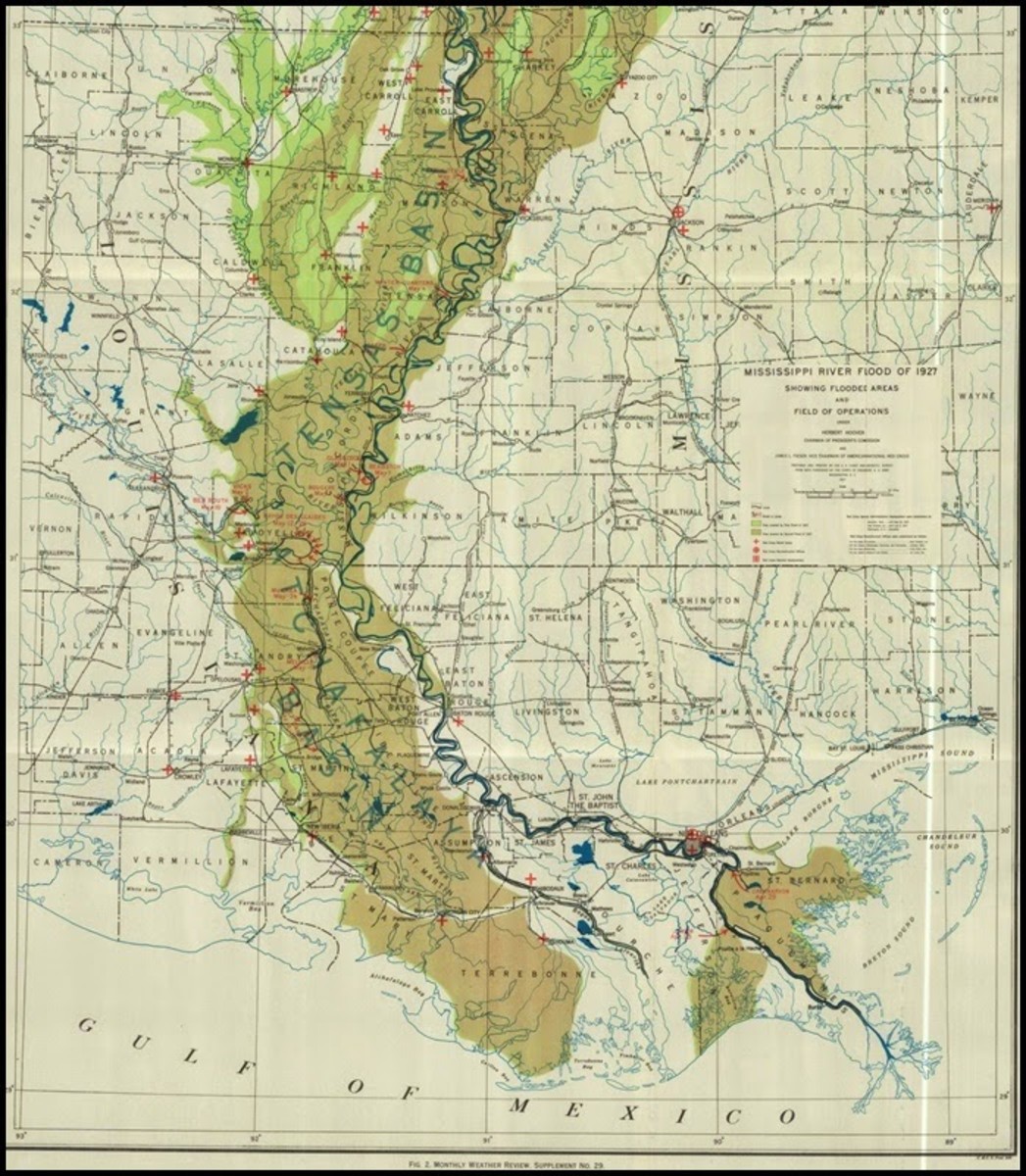 Mississipi Flood Map