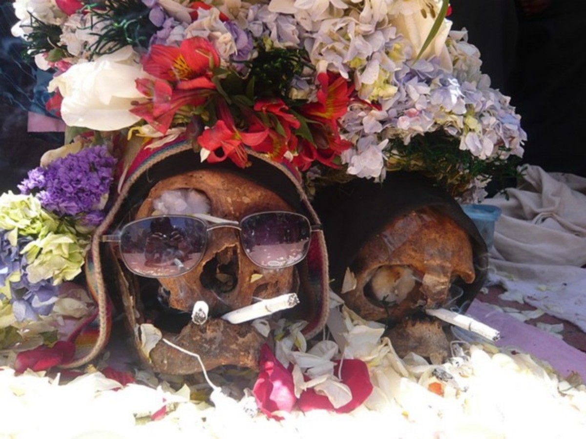 Bolivia’s skulls that are often kept at people’s homes